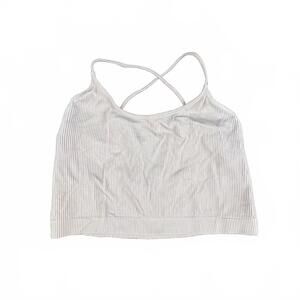 Calsie Ribbed Seamless Cami Tank Taupe Size XL